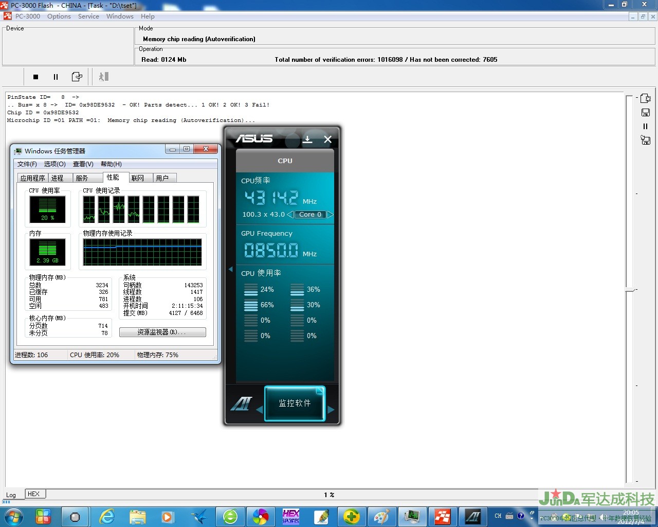 ASUS CPU 监测